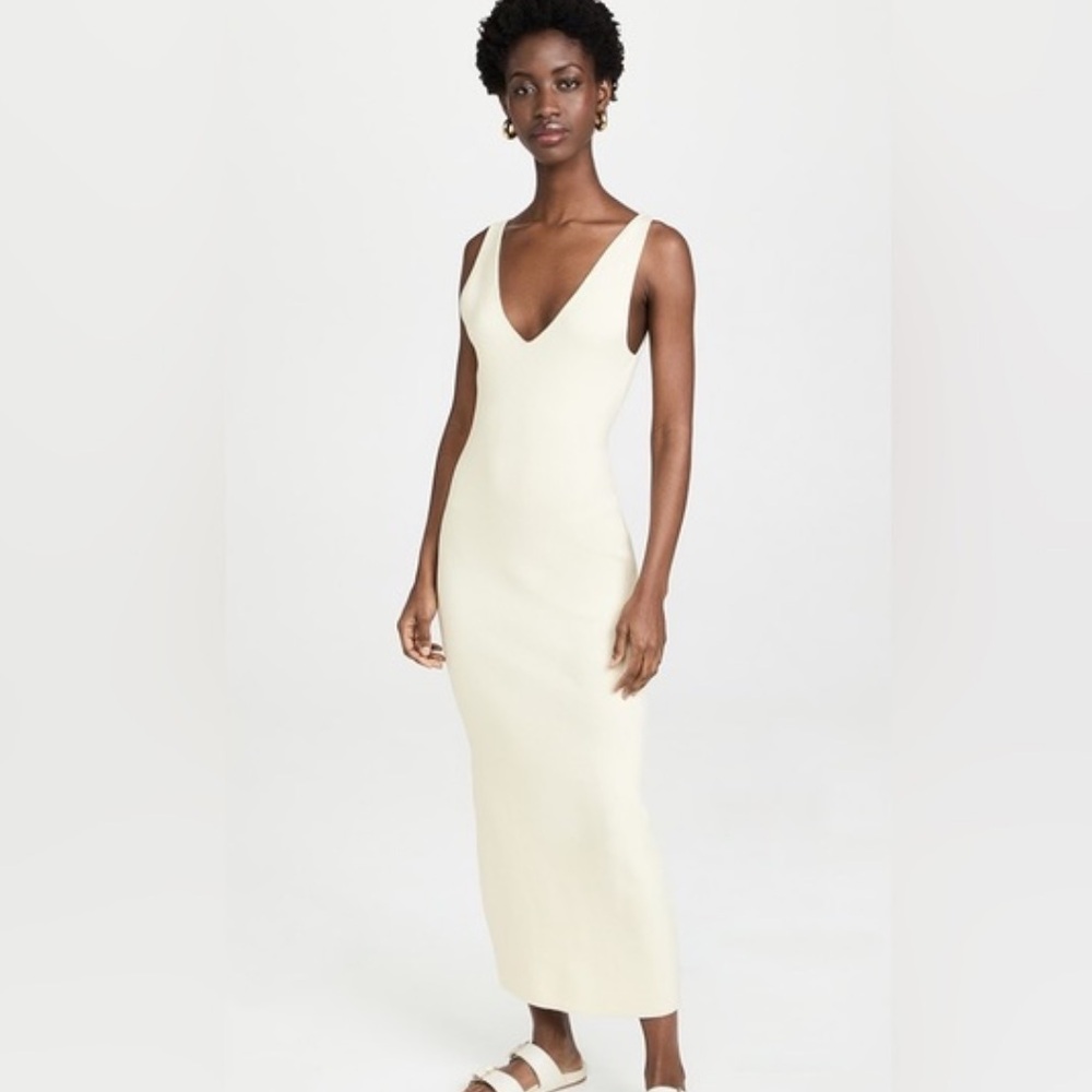Free People Daniela Low-Back Sweater Midi Dress
